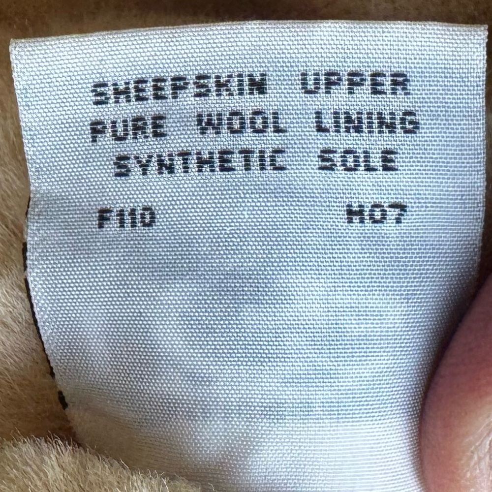 Ugg Australia 5245 Ultra Tall Classic Sheepskin Boots sz W9 made In New Zealand - Picture 9 of 9